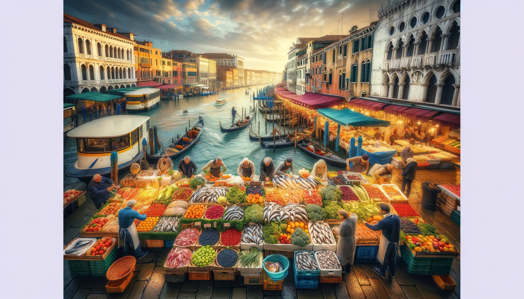 Il Mercato di Rialto: Una Giornata nel Commercio Veneziano